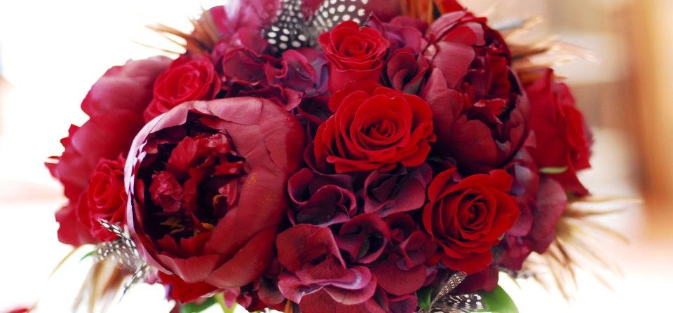 Red and Burgundy Bouquet
