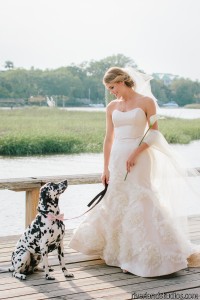 Boone Hall Cotton Dock Wedding Dalmatian 