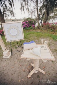 Ketubah and altar table